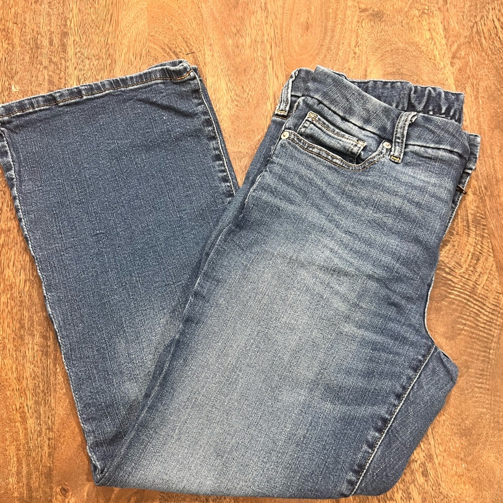 Banana Republic Crop Bootcut Jeans Denim Size 28 (6) - Picture 4 of 8